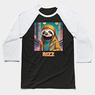 Rizz Sloth Baseball T-Shirt